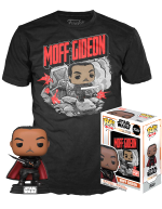 T-Shirt Star Wars: The Mandalorian - Moff Gideon + Funko Figur (beschädigte Verpackung)