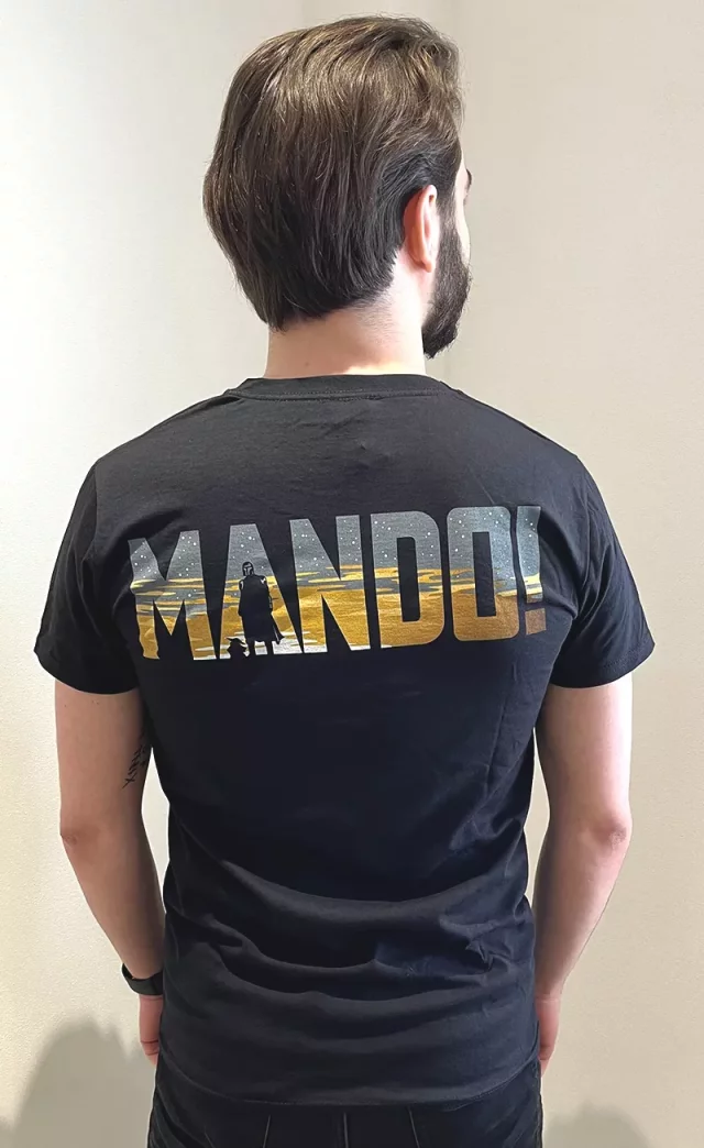 T-Shirt Star Wars: The Mandalorian - Row of Helmets (größe XXL)