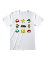 T-shirt Super Mario - Items