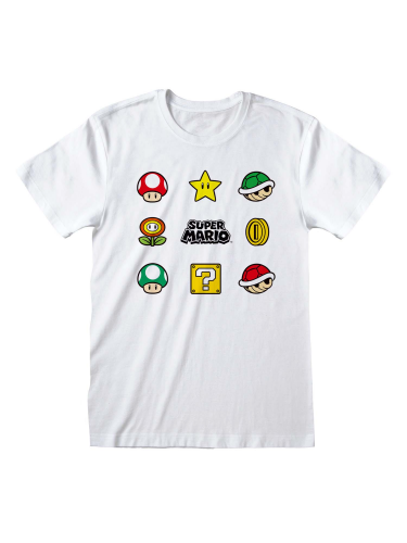 T-Shirt Super Mario - Items