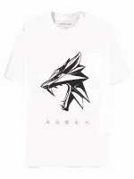 T-Shirt The Witcher - Wolf Head