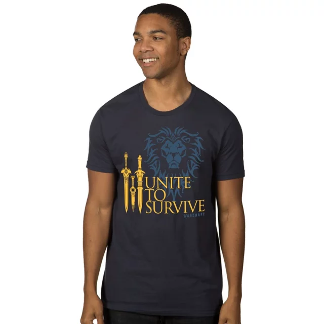 T-Shirt Warcraft Movie - Unite to Survive - World of Warcraft