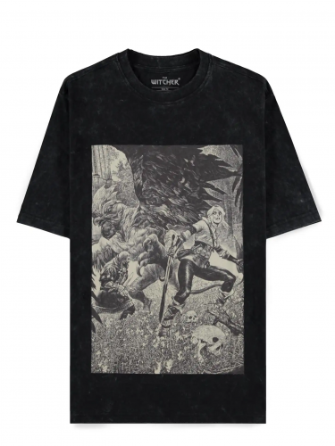 T-Shirt The Witcher 3 - Ciri & Basilisk