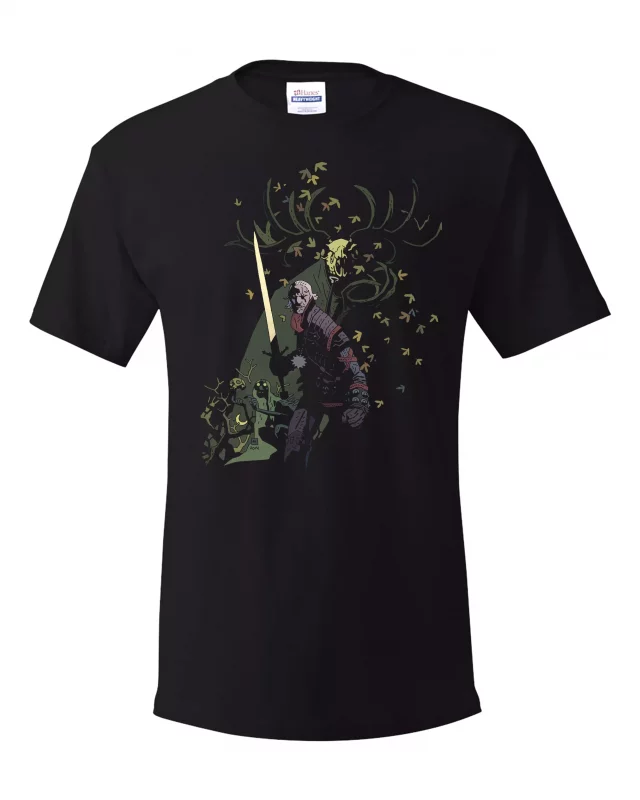 T-Shirt The Witcher - Leshen Mignola Art