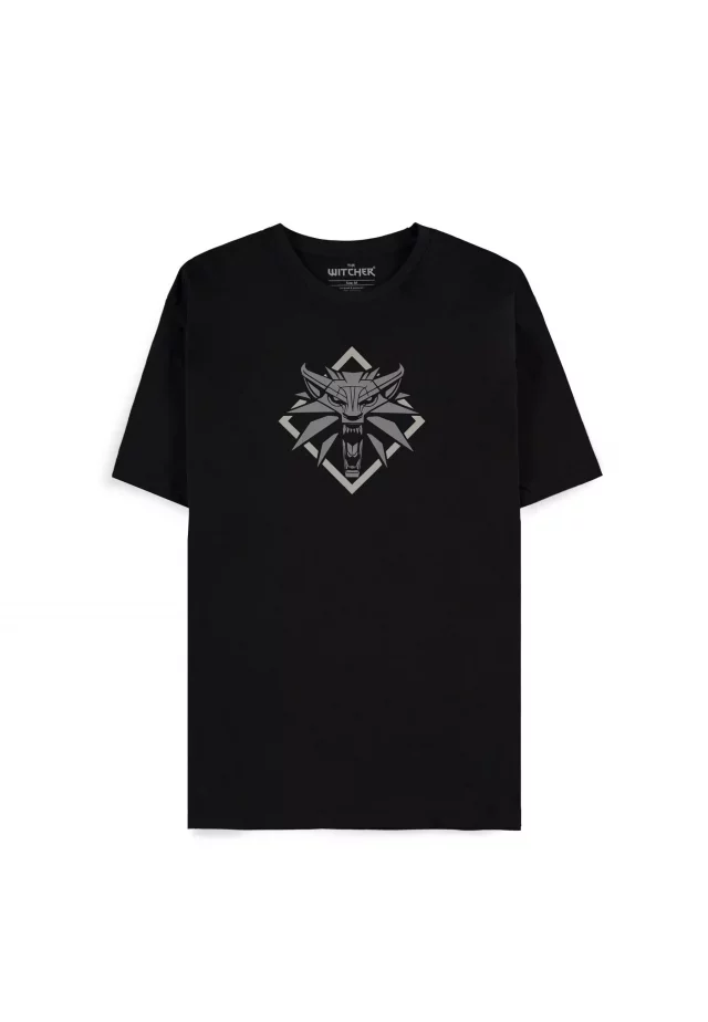 T-Shirt The Witcher - Wolf Logo