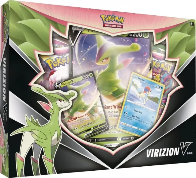Kartenspiel Pokémon TCG - Virizion V Box (ENGLISCHE VERSION) - TCG Sammelkartenspiel