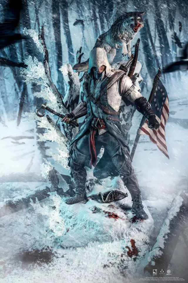 Skulptur Assassins Creed - Animus Connor 1:4 Scale Statue (PureArts) - Büste