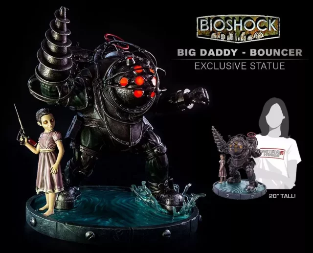 Skulptur Bioshock - Big Daddy Bouncer Exclusive 1/4 Statue (51 cm) - Figuren