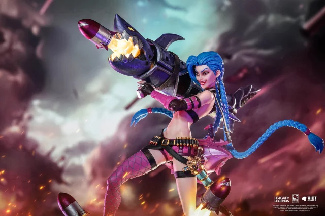 Statue League of Legends - Jinx 1/6 Scale Statue (PureArts) - Stück limitiert