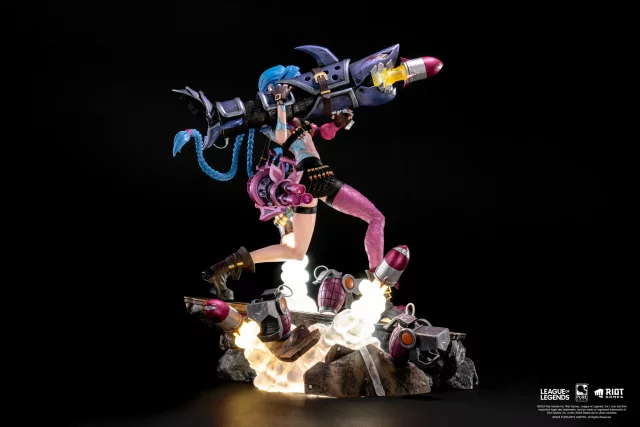 Statue League of Legends - Jinx 1/6 Scale Statue (PureArts) - Arcane