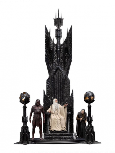 Statue von Herr der Ringe - Saruman der Weiße auf dem Thron 1/6 (Weta Workshop)