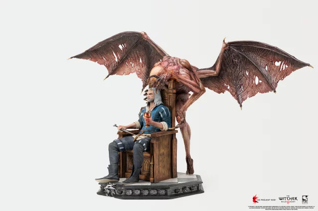 Statue The Witcher - Geralt 1/4 Scale Deluxe Statue (PureArts) (beschädigte Verpackung) - Ausgepackt