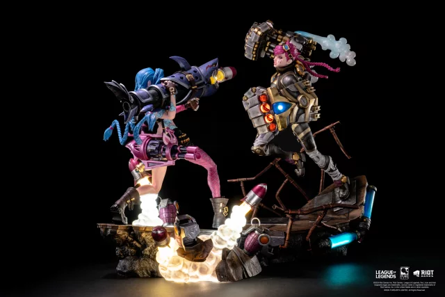 Vorteilhaftes Set Statue League of Legends - Jinx & Vi 1/6 Scale Statue (PureArts) - Figuren