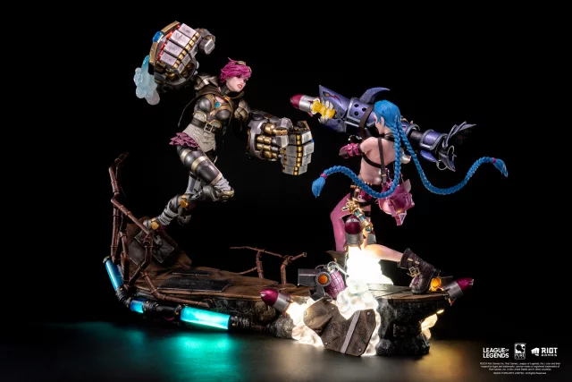 Vorteilhaftes Set Statue League of Legends - Jinx & Vi 1/6 Scale Statue (PureArts) - Stück limitiert
