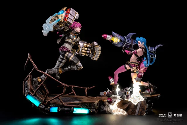 Vorteilhaftes Set Statue League of Legends - Jinx & Vi 1/6 Scale Statue (PureArts) - Figuren