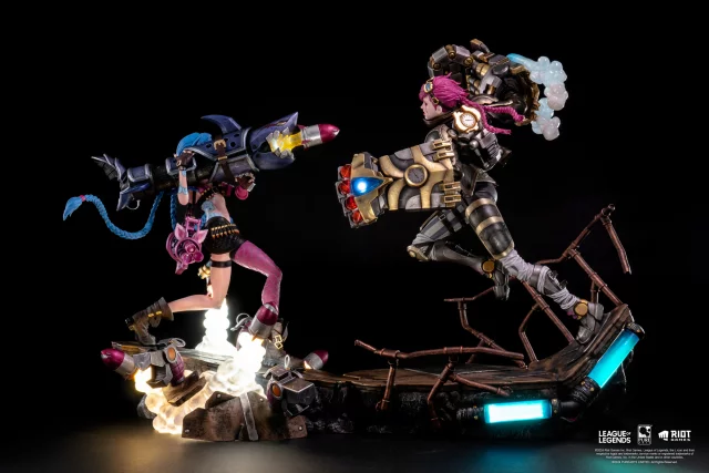 Vorteilhaftes Set Statue League of Legends - Jinx & Vi 1/6 Scale Statue (PureArts) - Figuren