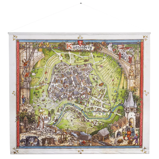 Wallscroll Kingdom Come: Deliverance II - Karte von Kuttenberg - Xzone Exclusive