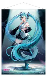 Wallscroll Vocaloid - Hatsune Miku On Top of the World - Stoffposter