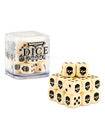 Würfel Warhammer Dice Cube (20 Stück), sechsseitig - cremefarben