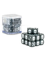 Würfel Warhammer Dice Cube (20 Stück), sechsseitig - grau