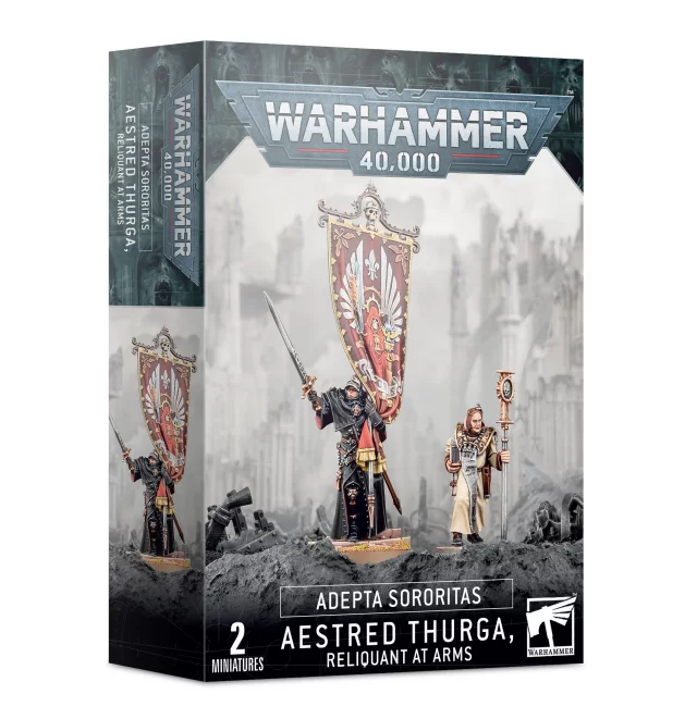 W40k: ADEPTA SORORITAS - Aestred Thurga, Reliquant at Arms (2 Figuren) - Warhammer