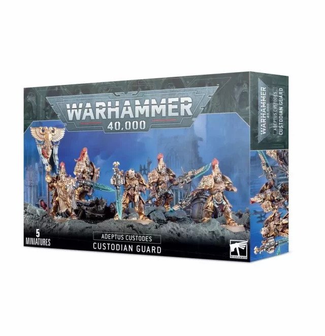 W40k: Adeptus Custodes - Custodian Guard Squad (5 figuren) - Warhammer