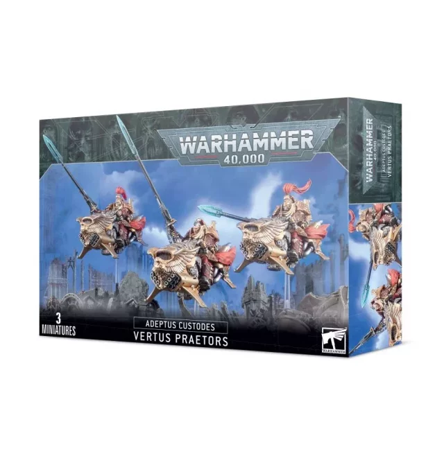 W40k: Adeptus Custodes - Vertus Praetors (3 Figuren) - Warhammer