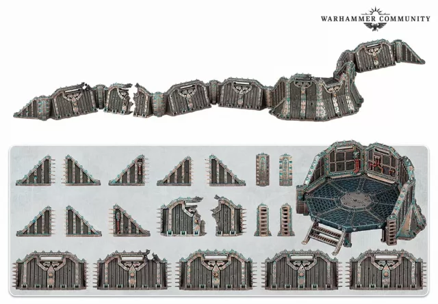 W40k: Astra Militarum - Aegis Defence Line (Gelände) - Warhammer