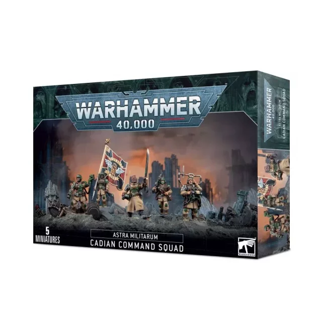 W40k: Astra Militarum - Cadian Command Squad (2023) (5 Figuren) - Warhammer