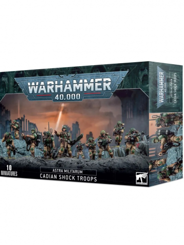 W40k: Astra Militarum - Cadian Shock Troops (2023) (10 Figuren)