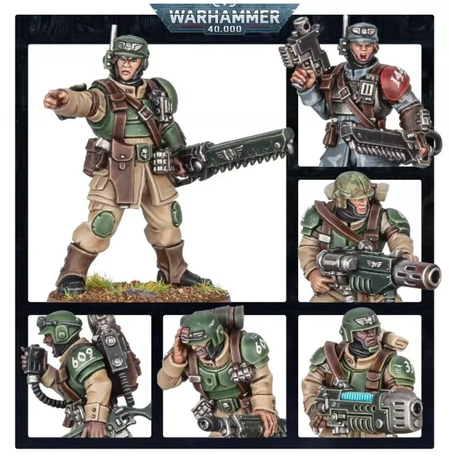 W40k: Astra Militarum - Cadian Shock Troops (2023) (10 Figuren) - Brettspiel