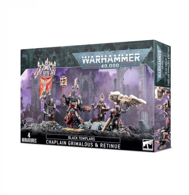 W40k: Black Templars - Grimaldus and Retinue (4 Figuren) - Warhammer