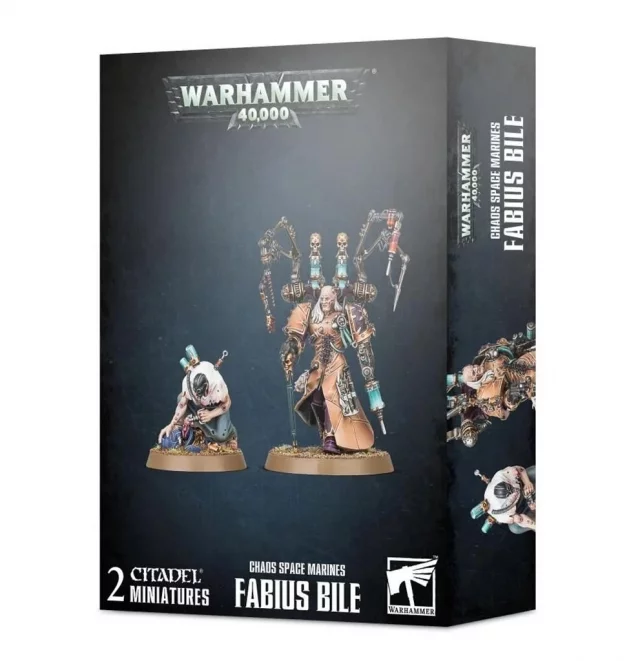 W40k: Chaos Space Marine Fabius Bile (2 Figuren) - Warhammer