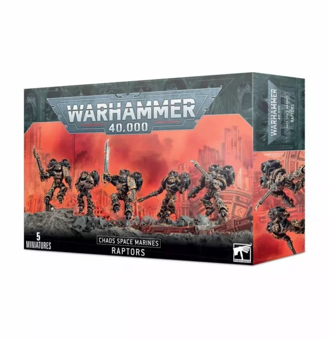W40k: Chaos Space Marine Raptors (5 figuren) - Brettspiel