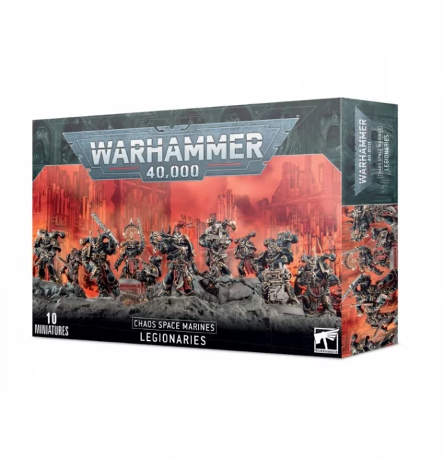 W40k: Chaos Space Marines - Legionaries (10 Figuren) - Brettspiel