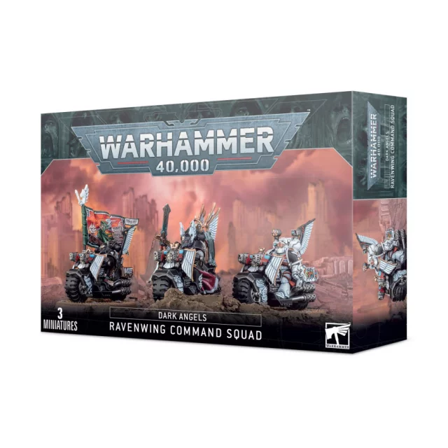 W40k: Dark Angels: Ravenwing Command Squad (3 Figuren) - Warhammer