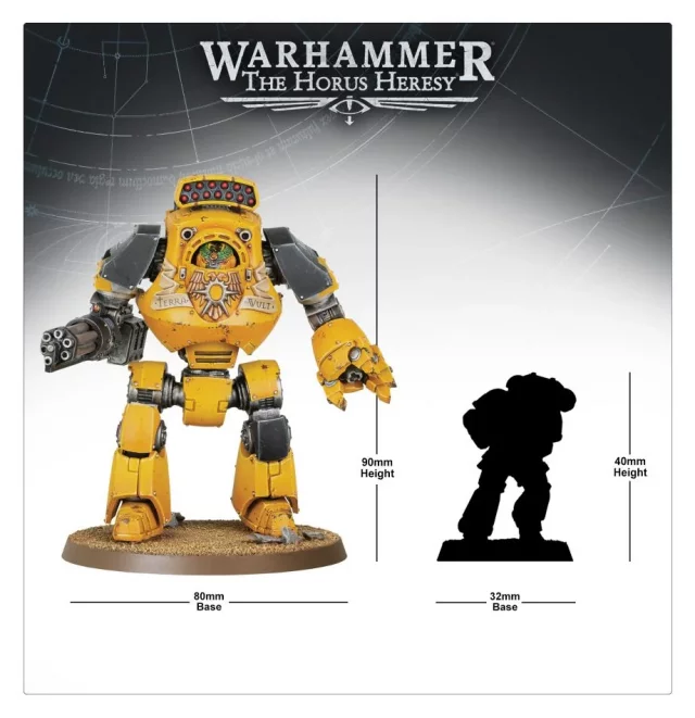 Warhammer: Horus Heresy - Legiones Astartes Contemptor Dreadnought (1 Figuren) - Warhammer Figuren