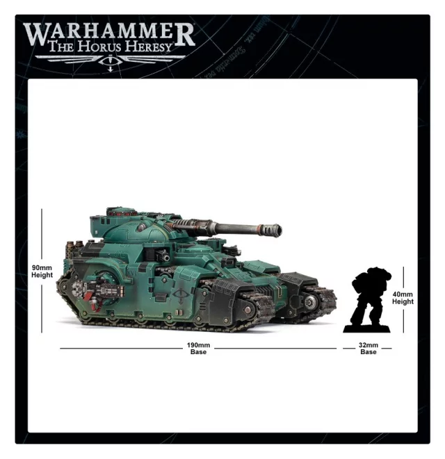 Warhammer: Horus Heresy - Legiones Astartes Kratos Heavy Assault Tank (1 Figur) - Warhammer 40000