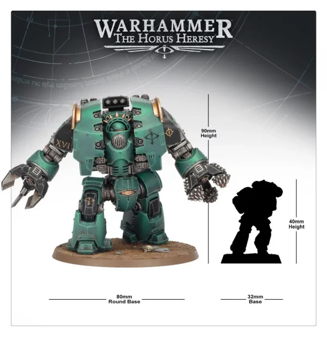 Warhammer: Horus Heresy - Legiones Astartes Leviathan Siege Dreadnought with Claw & Drill (1 Figur) - Warhammer Figuren