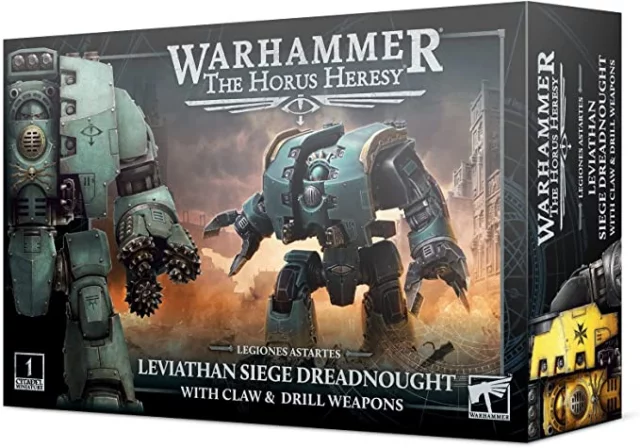 Warhammer: Horus Heresy - Legiones Astartes Leviathan Siege Dreadnought with Claw & Drill (1 Figur) - Brettspiel