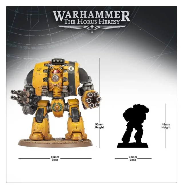 Warhammer: Horus Heresy - Legiones Astartes Leviathan Siege Dreadnought with Ranged Weapons (1 Figur) - Warhammer Figuren