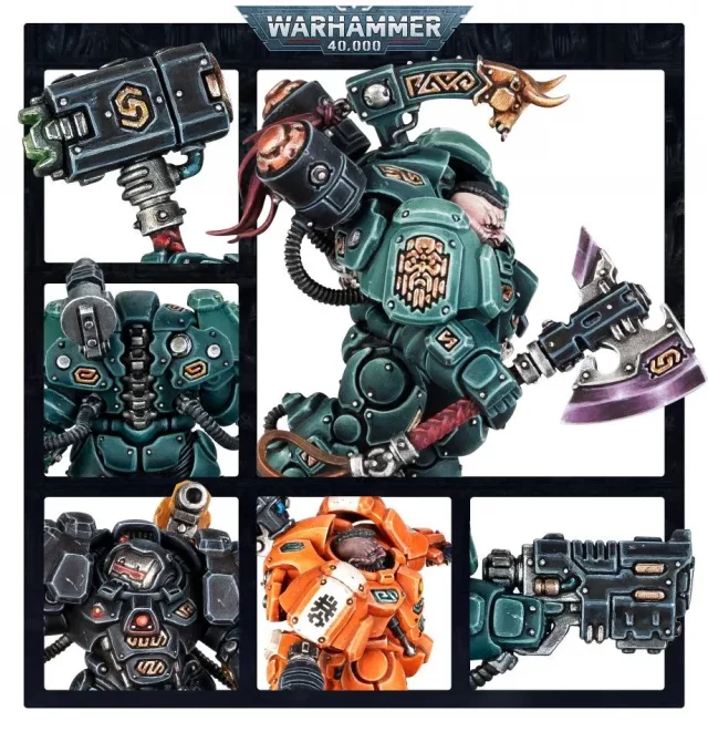 W40k: Leagues of Votann - Einhyr Hearthguard (5 Figuren) - Brettspiel