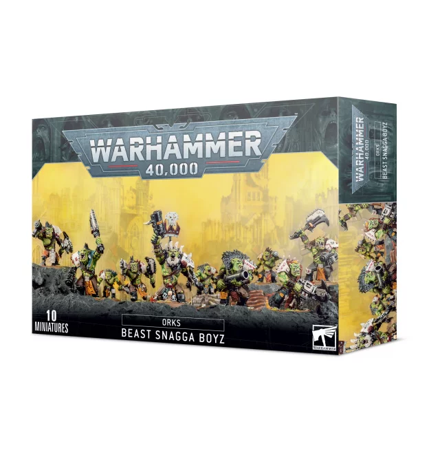 W40k: Orks - Beast Snagga Boyz (10 Figuren) - Warhammer