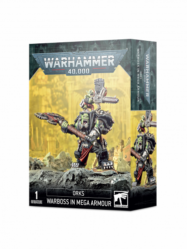 W40k: Orks Ork Warboss in Mega Armour