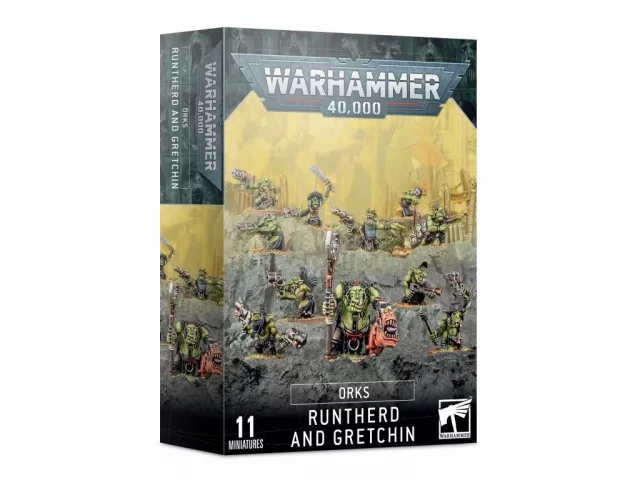 W40k: Orks - Runtherd and Gretchin (11 Figuren) - Warhammer