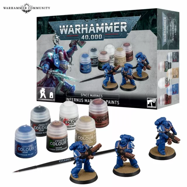 W40k: Space Marines - Infernus Marines + Farben - Warhammer