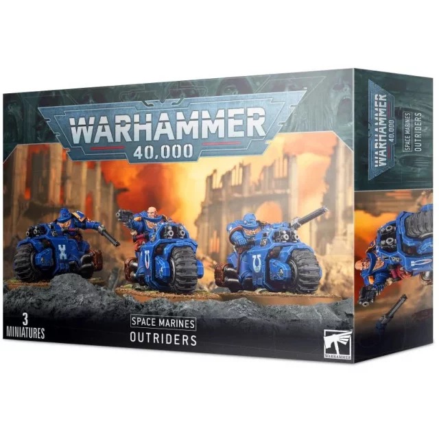 W40k: Space Marines Outriders (3 Figuren) - Warhammer