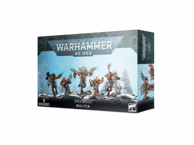 W40k: Space Wolves Wulfen (5 Figuren) - Brettspiel