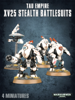 W40k: Tau Empire XV25 Stealth Battlesuits (3 Figuren)