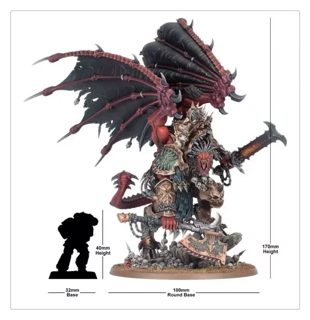 W40k: World Eaters - Angron, Daemon Primarch of Khorne (1 Figur) - Warhammer 40000